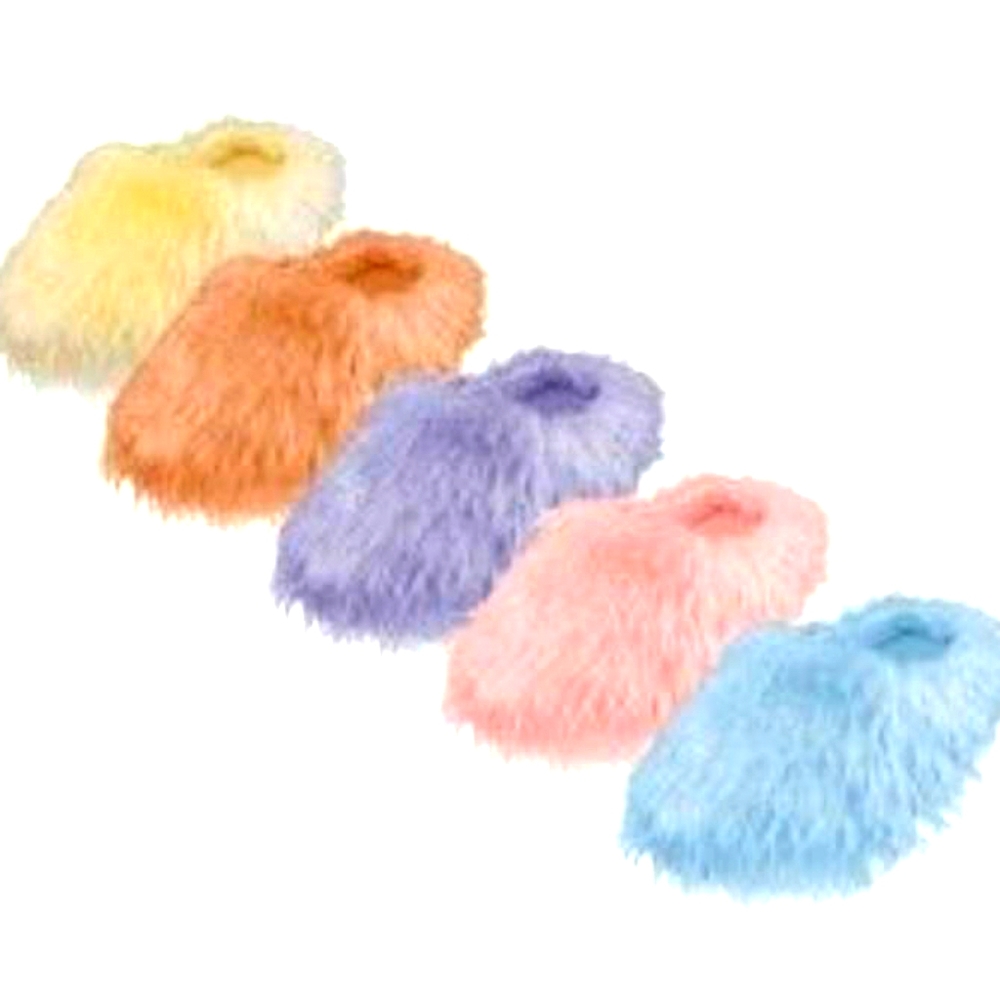 🛒 Fuzzy Plush Furry Slippers 🏷 NWT 🛍